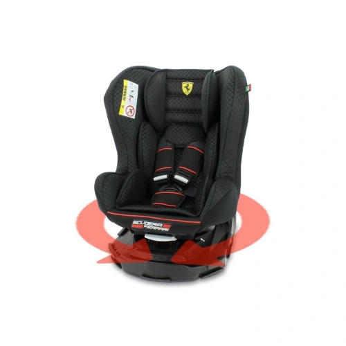 Ferrari Revo 0-25 Kg 360 Derece Dönebilen Oto Koltuğu - Siyah 3507460080247
