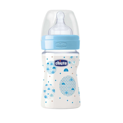 Chicco Silikon Normal Akış PP Biberon 150 ml - Erkek