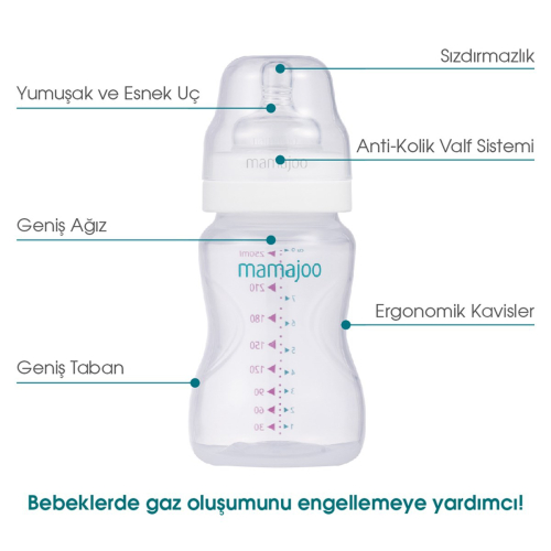 Mamajoo Silver Biberon 250ml