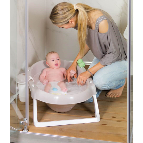 Okbaby Onda Slim Katlanır Bebek Küveti / Yeşil