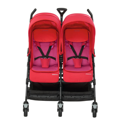 Maxi-Cosi Dana For2 İkiz Bebek Arabası / Red Orchid