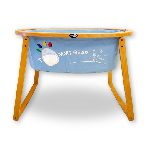 Comfymax Sallanır Ahşap Bebek Beşiği 101x67cm